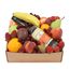 Classic Fruit Hamper with Rum Flowers