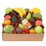 Deluxe Fruit Hamper with Rum Large Flowers