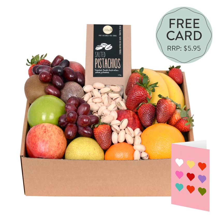 Classic Fruit Hamper with Pistachios & Free Card