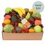Deluxe Fruit Hamper with Rum Large Special Flowers