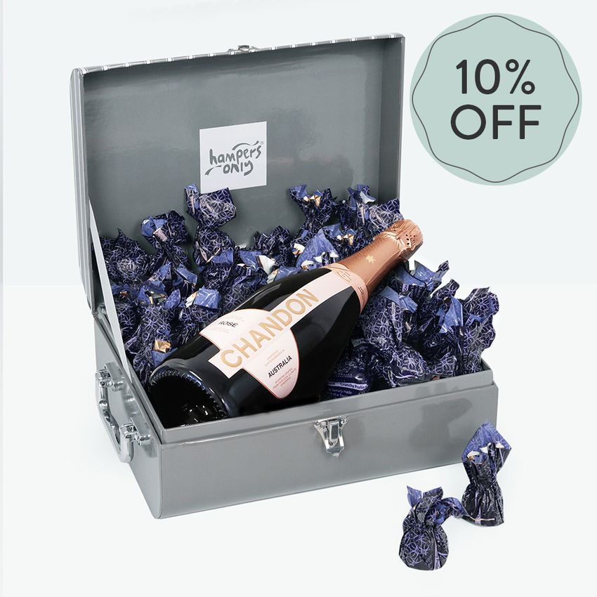 Bubbles & Chocs - Chandon Rose Hamper Special