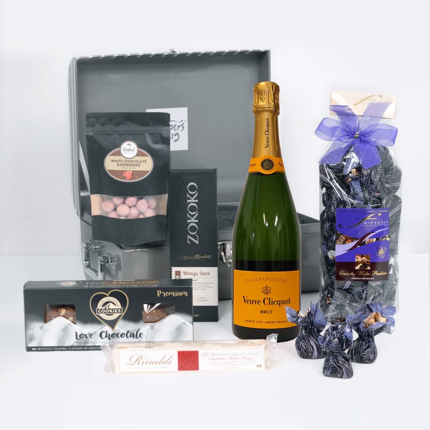 Sweet Seduction Chocolate Gift Hamper with Veuve