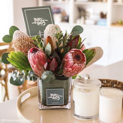 Native Low Vase Arrangement for Mum this Mother's Day