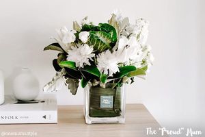 Proud Mum with Classic Arrangement Flowers 