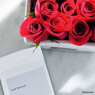 Send flowers just because someone is special