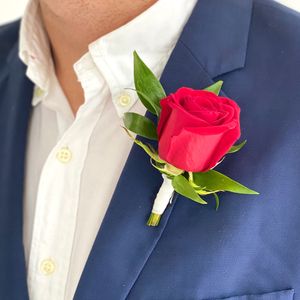 Wedding Flowers Buttonhole Roses Only