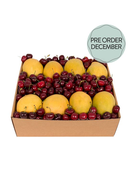 Mango & Cherry Deluxe Flowers