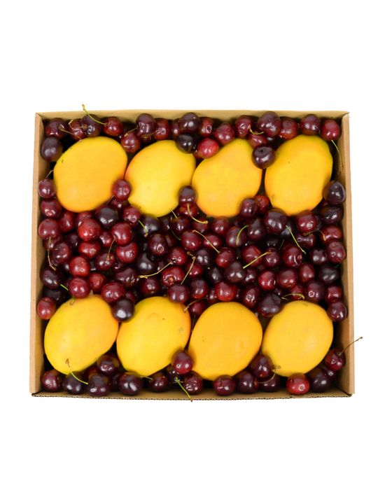 Mango & Cherry Deluxe Flowers