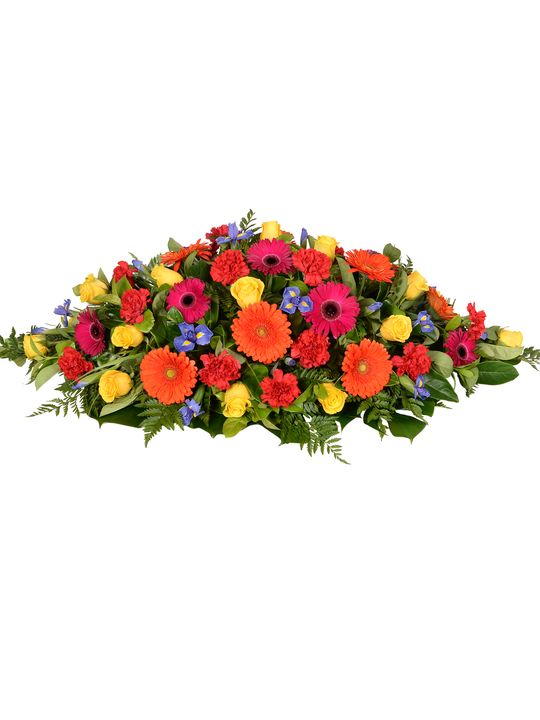 Mixed Seasonal Casket Standard Flowers
