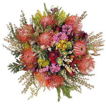 Native Arrangement in Vase Flowers