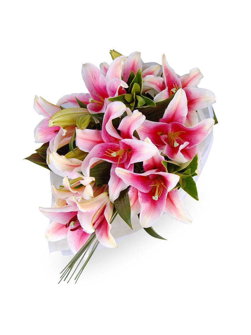 Oriental Lily Bouquet 7