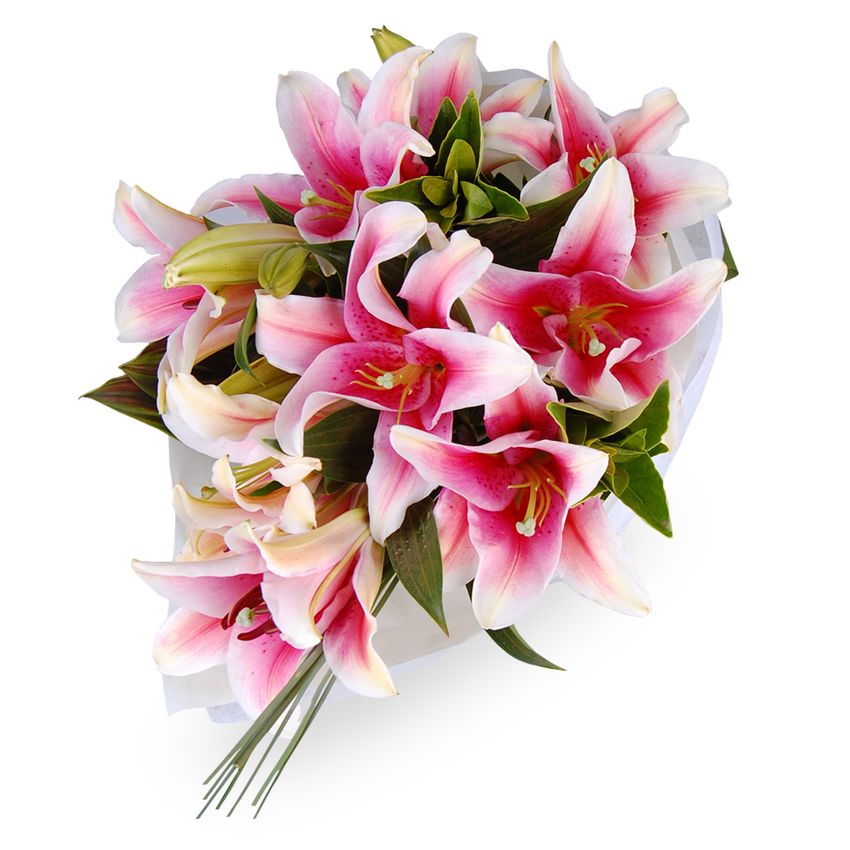 Oriental Lily Bouquet 7