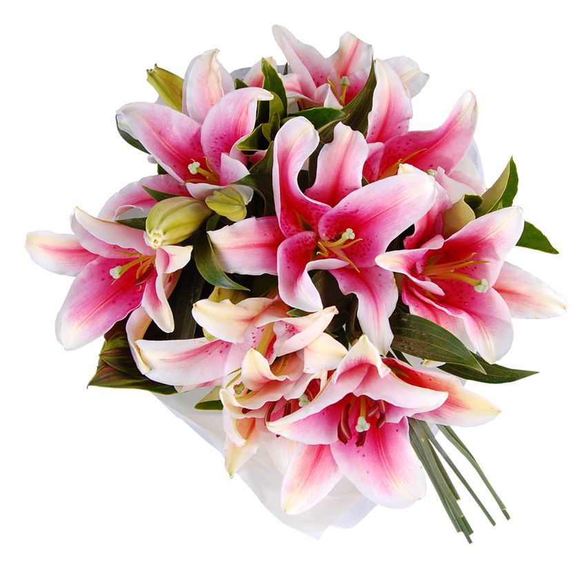 Oriental Lily Bouquet 7