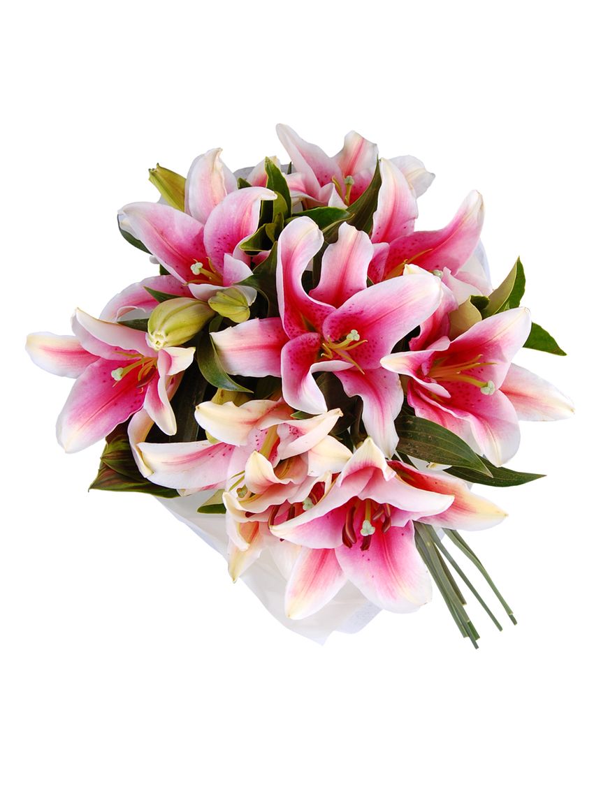 Oriental Lily Bouquet 7