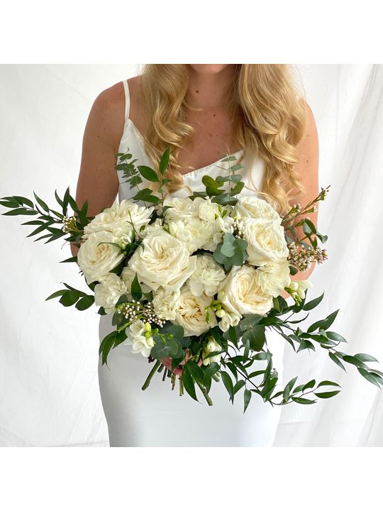 Alabaster Bridal Bouquet Flowers