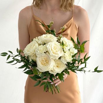 Alabaster Bridesmaid Bouquet Flowers