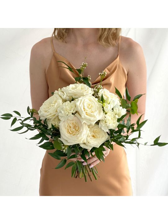 Alabaster Bridesmaid Bouquet Flowers