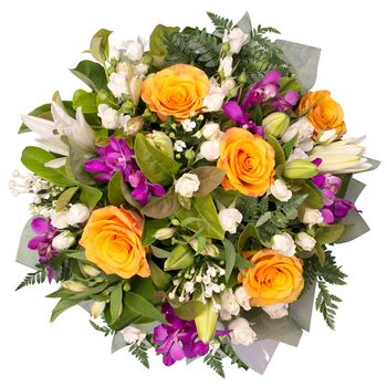 Bright Radiance Hatbox - Premium Flowers