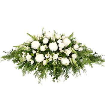 Cascading White Standard Flowers