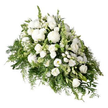 Cascading White Standard Flowers