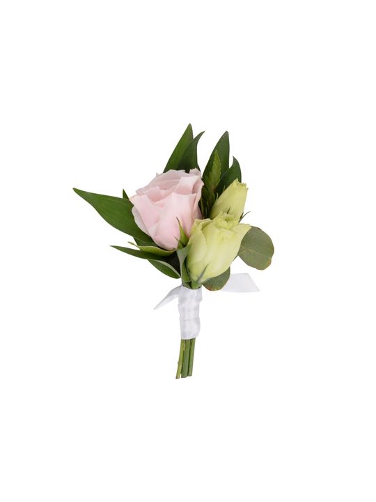 Champagne Buttonhole Flowers