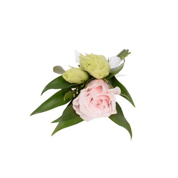 Champagne Buttonhole Flowers