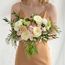 Champagne Bridesmaid Bouquet Flowers