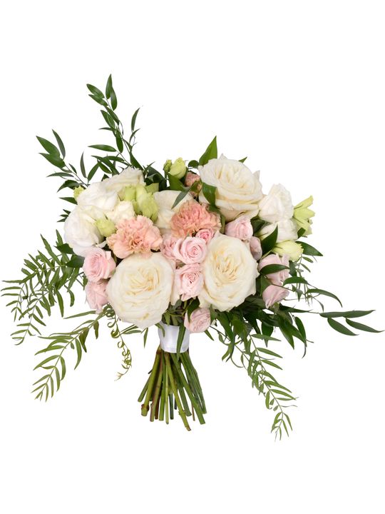 Champagne Bridesmaid Bouquet Flowers