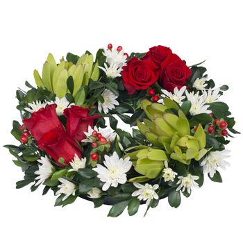 Festive Wreath Flowers