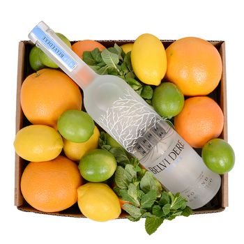 Citrus Twist with Belvedere Flowers