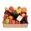 Classic Fruit Hamper with Moet Flowers