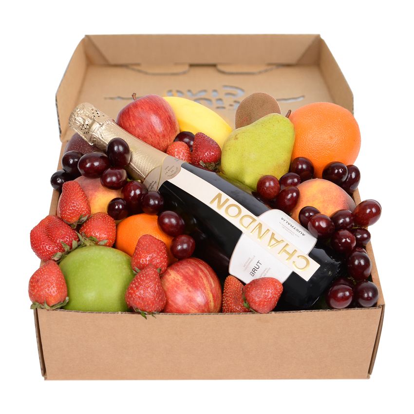 Classic Fruit Hamper with Chandon