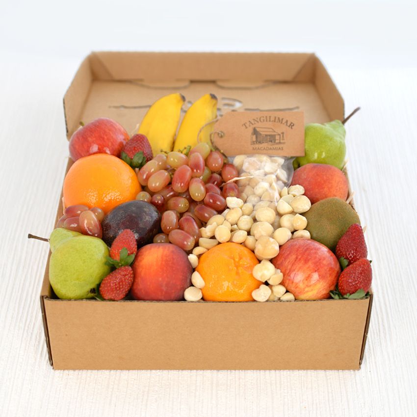 Classic Fruit Hamper with Macadamia Nuts