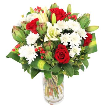 Cosmopolitan Bouquet in Vase Flowers