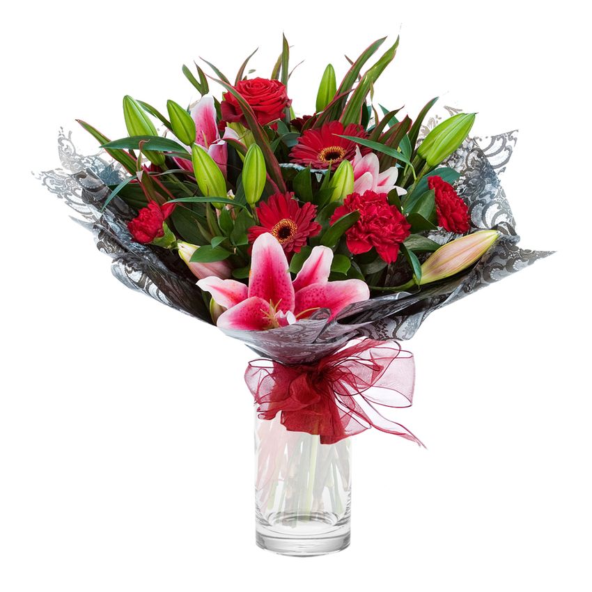 Dazzling Bouquet in Vase