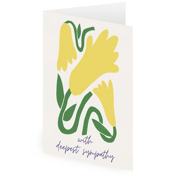 Deepest Sympathy Card - Premium Extra