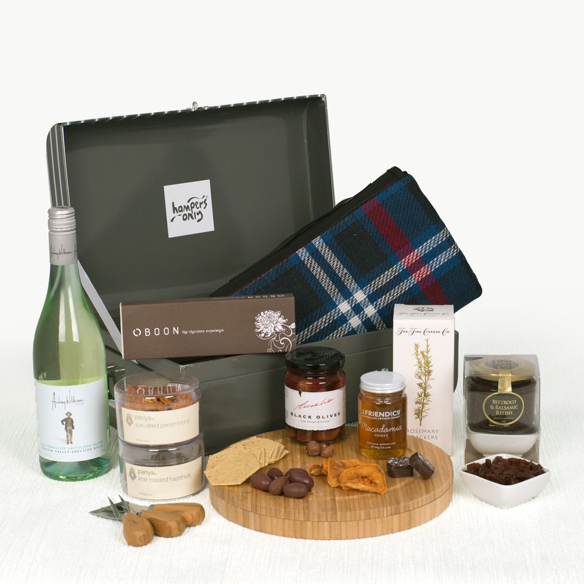 Everything But The Cheese White with Picnic Blanket