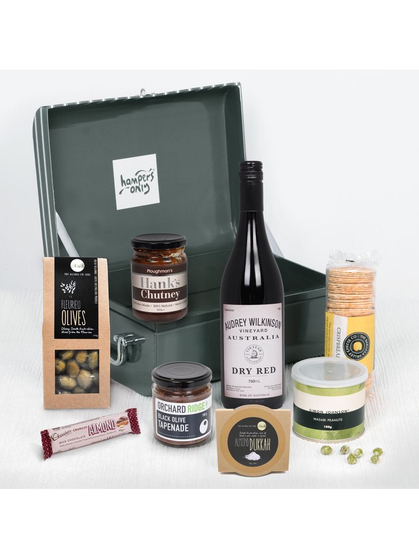 Gourmet Weekender Gift Hamper with Red