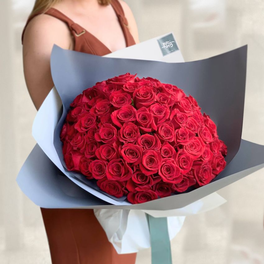 Lucky 99 Roses Bouquet Red