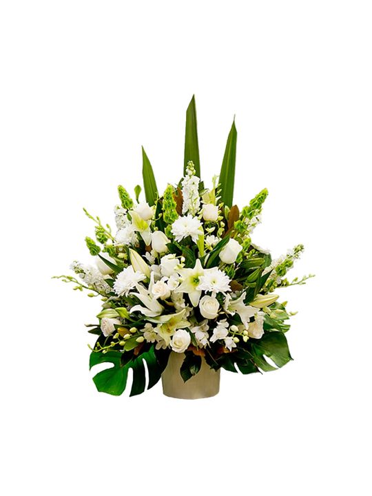 Tranquility Service Arrangement Large Flowers