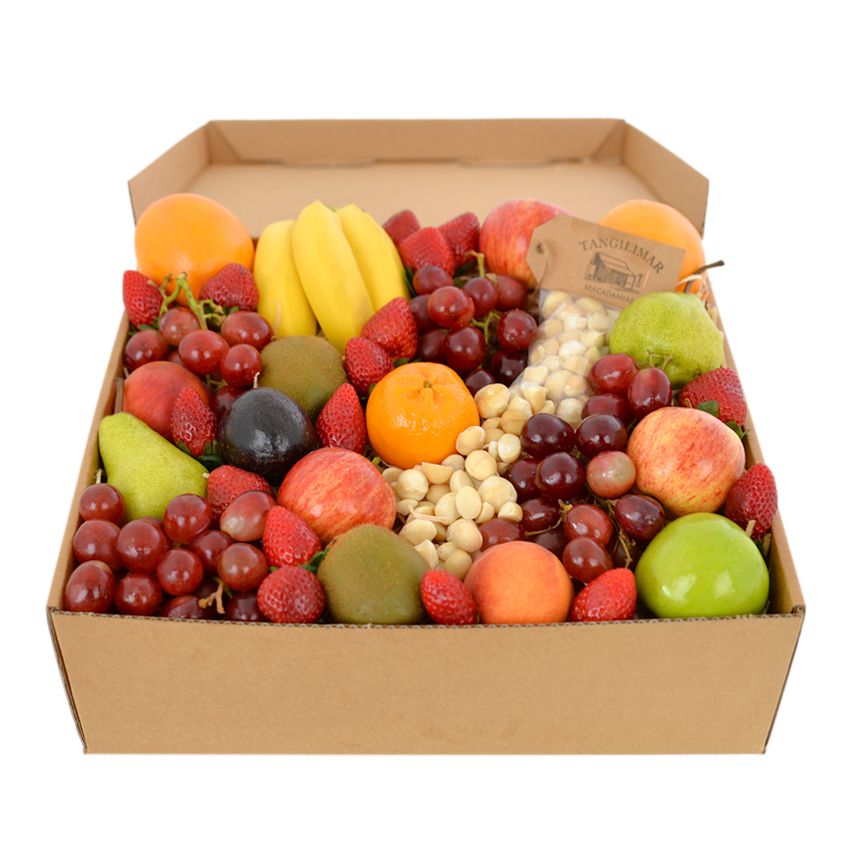 Classic Fruit Hamper with Macadamia Nuts Large