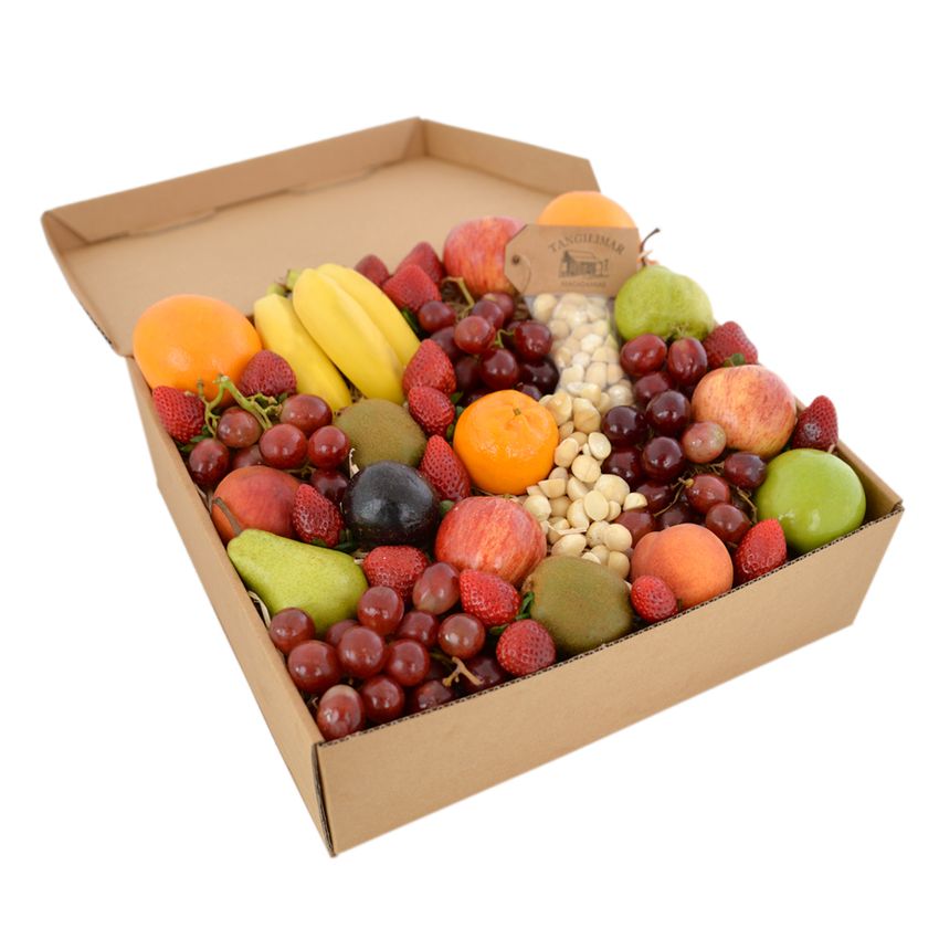 Classic Fruit Hamper with Macadamia Nuts Large