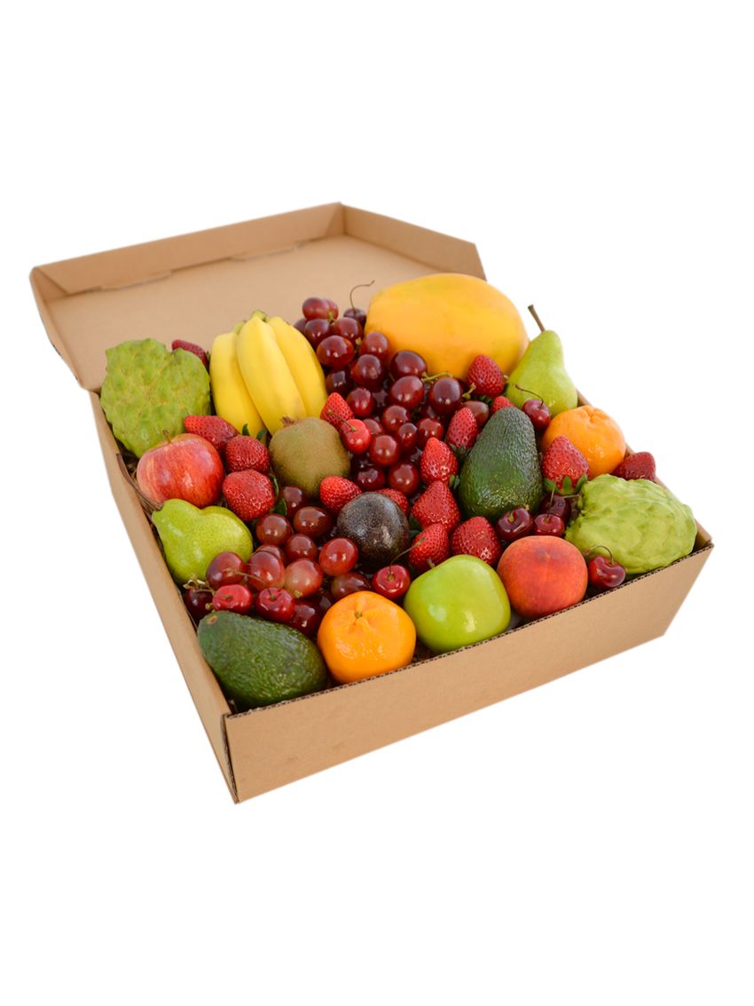 Deluxe Fruit Hamper Large with Jarcake