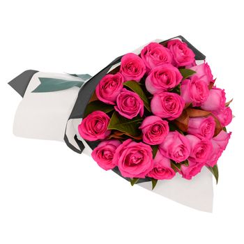 Long Stemmed Rose Bouquet Pink 24 Flowers