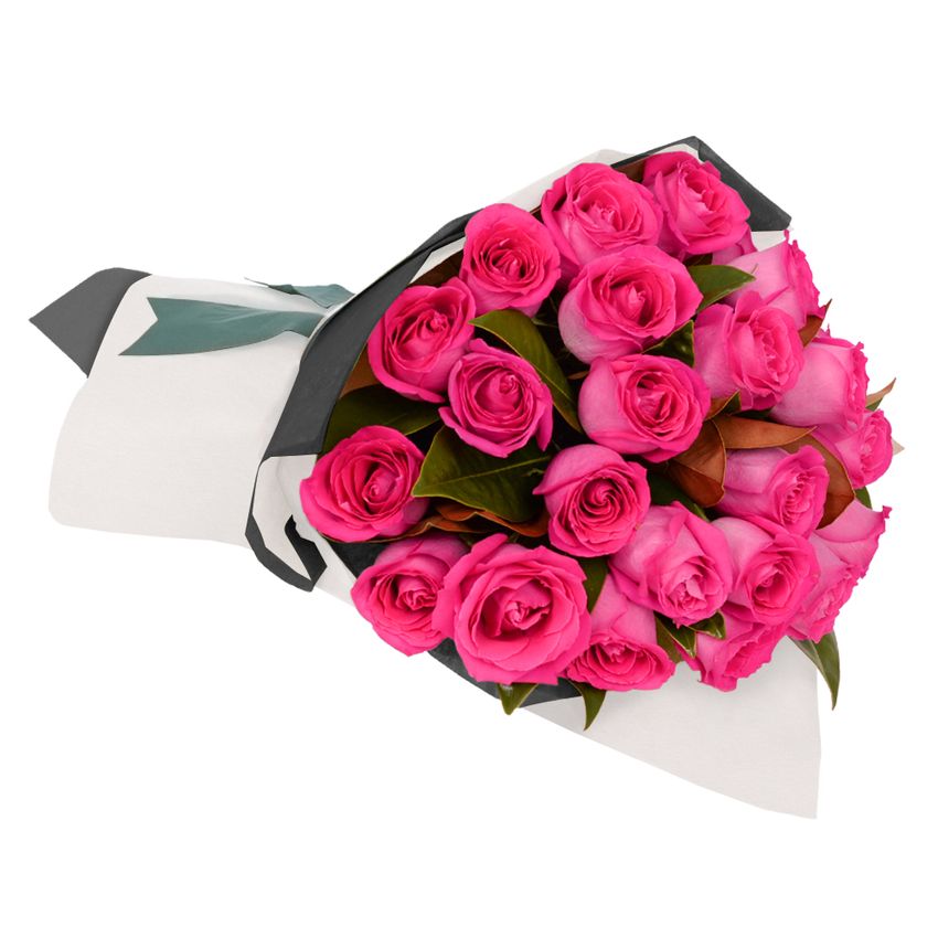 Long Stemmed Rose Bouquet Pink 24