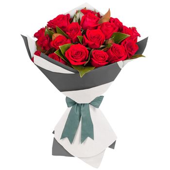 Long Stemmed Rose Bouquet Red 24 Flowers