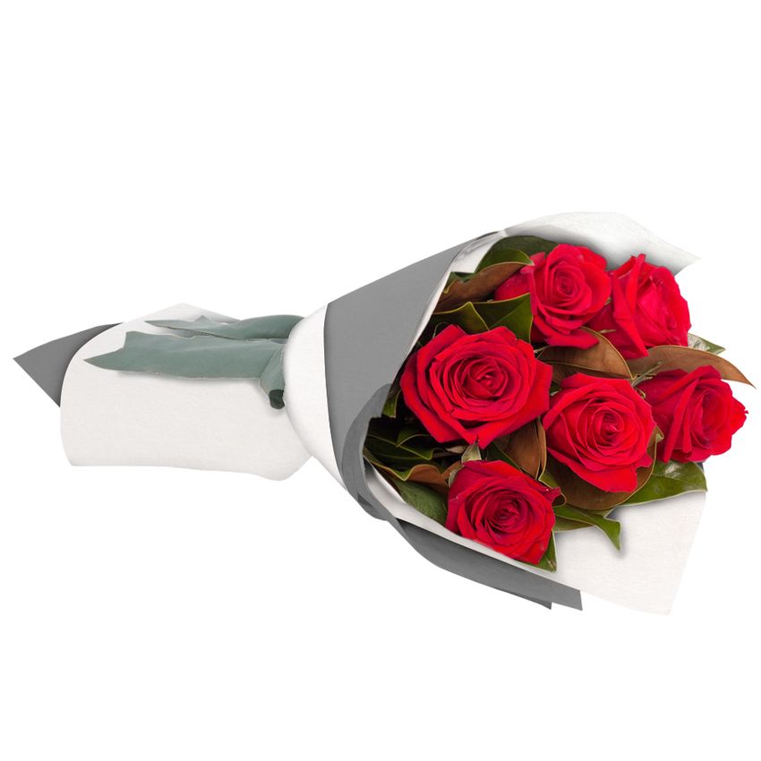 Long Stemmed Rose Bouquet Red 6