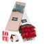 Long Stemmed Roses Gift Box Red 12 With Love Card Flowers