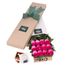 Long Stemmed Roses Gift Box Pink 12 Flowers