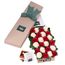 Long Stemmed Roses Gift Box Red & White 24 Flowers